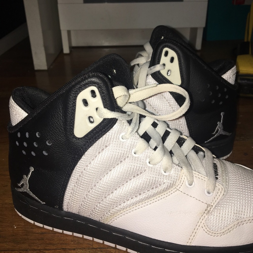 Black & white Nike Jordans!